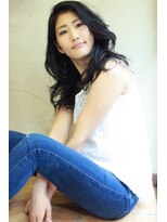 トヌコア ルア 下北沢店(TONUKOA RUA)&nbsp;【TonukoaRua】レイヤーたっぷりのクールな外巻きミディ☆