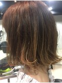 外ハネミニボブ