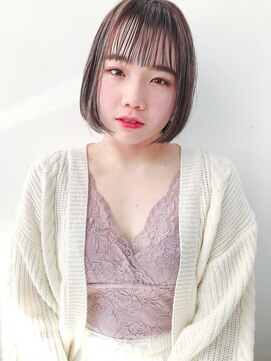 ヘアメイクエイト 丸山店(hair make No.8) ◆担当：岩切祐樹◆ミニボブ×ハイライト