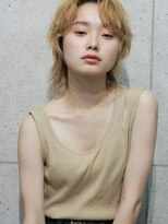 ヘアサロン ドットプラス 町田店(dot. plus)&nbsp;セピアベージュ×ウルフスタイル［町田］