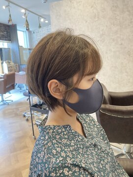 パルフェ ヘアー バイ オーク 九大学研都市(parfait hair byOAK) 丸みの大人ショート★
