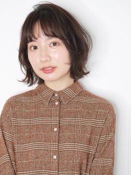 エアー 銀座(air) ★岡田有加★20代30代/カジュアルなくびれボブスタイル