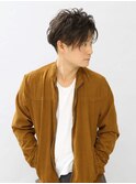 メンズパーマ/前下がり/刈り上げ［天王寺駅］