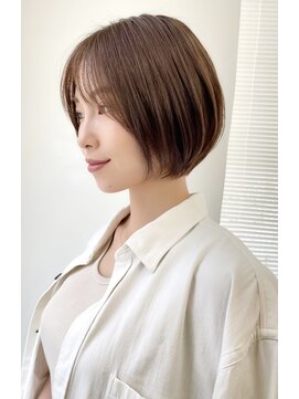 ミチオ ノザワ ヘアサロン ギンザ(Michio Nozawa HAIR SALON Ginza) 似合わせカット×丸み抜け感ショート【瀧上丈司】