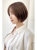 似合わせカット×丸み抜け感ショート【瀧上丈司】