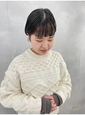 マッシュショート×前髪インナー