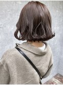 【ブリーチなし】Wケアカラーでミルクティーグレージュ