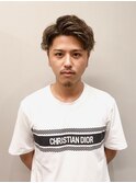 アップバング×ハイライト