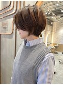 【工藤昴】グレージュカラーボブウルフココアベージュ【錦糸町】