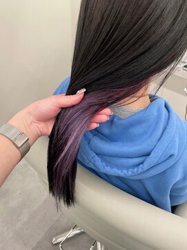 ベレーザ 渋谷(BELEZA) 2738髪質改善インナーカラーパールベージュバイカラーピンク