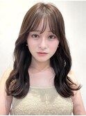 ショコラアッシュ×韓国風くびれ巻き
