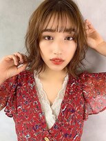 グレース(GRACE)&nbsp;シースルーが可愛いナチュラルベージュボブ　担当大山