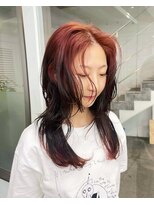 レコ 渋谷(LECO)&nbsp;ブリーチなしデザインカラーウルフ