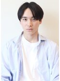 【 Ｉ. 】刈り上げツーブロックアップバング短髪黒髪　川口