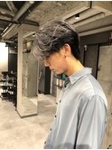 NEXT静岡NEO石井/ブリーチシルバーツートンカラーセンターパート