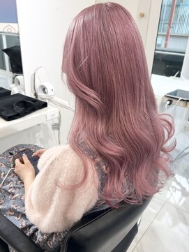 ランテルディ 渋谷(LANTERDIT) 【LANTERDIT】パステルピンク/ケアブリーチ/ガーリー/Risa