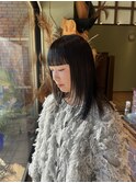 ワイドバングとレイヤーで自分らしさを☆