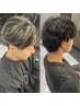 【垢抜けイメチェン】メンズカット+ハイライト+パーマ+TR ￥16500（大須）