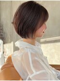 似合わせ ショート ボブ 30代 40代 小顔 新宿 ひし形 前上がり