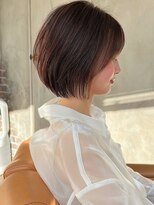 アフロート ルヴア(AFLOAT RUVUA)&nbsp;似合わせ ショート ボブ 30代 40代 小顔 新宿 ひし形 前上がり