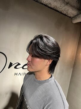 ワンス(Once) フェザーウルフ/フェザーパーマ/ニュアンスパーマ/毛流れパーマ