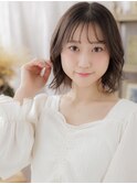 透けバングフェザーパーマゆるふわボブディc7大宮20代30代40代