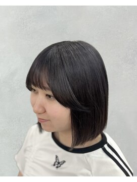 トレドエイト バイ ヘッドライト 横浜店(toledo8 by HEADLIGHT) 切りっぱなしボブ×バイオレットブラック