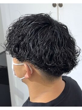 メンズ サロン ドット トウキョウ 町田店(men's salon dot. tokyo) 刈り上げマッシュ×ツイストスパイラルパーマ