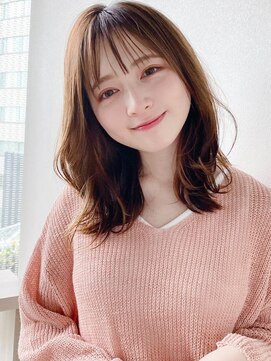 ケーツー 青山店(K two) [K-two青山]大人かわいいくびれヘア×シースルーバング[表参道]