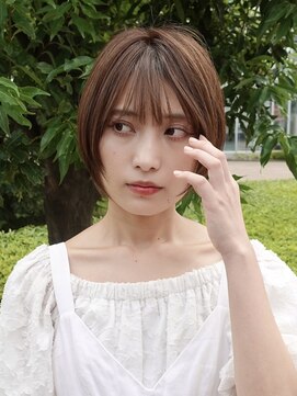 クロト(Clotho) ショートボブ/髪質改善縮毛矯正白髪ぼかしレイヤーカラーボブ