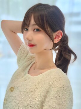レイリー 原宿 表参道(Rayreee) 【F】盛れる骨格別顔まわりカットニュアンスヘア