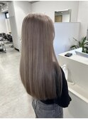 ミルクティーグレージュカラー暗めカラーミルクティーベージュ
