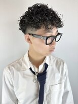 ヘアデザイン アンジェロカフェ(Hair Design Angelo cafe) スペインカール×メンズツーブロックショート【20代30代40代】