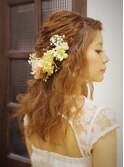 ウェーブおろし生花アレンジ