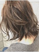 伸ばしかけも◎ミディアムレイヤーボブ【Ruufus恵比寿渋谷】