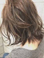 ルーファス 恵比寿 渋谷(Ruufus) 伸ばしかけも◎ミディアムレイヤーボブ【Ruufus恵比寿渋谷】