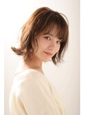 大人小顔似合わせ★切りっぱなしボブ♪