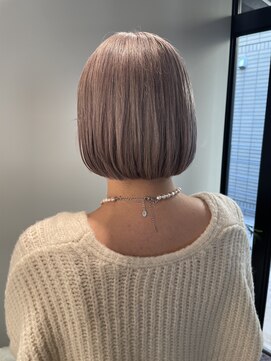 トレス(TRESS) ピンクラベンダー/切りっぱなしボブ/ハイトーンボブ