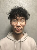 ヒロギンザ 浜松町店(HIRO GINZA)&nbsp;バブルスパイラルパーマ<メンズ/ヒロ銀座/浜松町/大門/理容室>