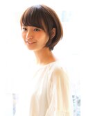 【30代40代50代】トップふんわり耳かけ小顔ショートボブ