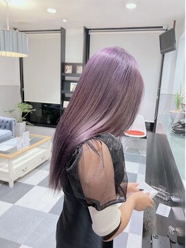 アース コアフュールボーテ 松本庄内店(EARTH coiffure beaute) デザインインナーブリーチハイライトバレイヤージュ