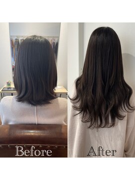 イニット 奈良新大宮(init.) 20代 30代 40代 エクステ ホワイトベージュ ショコラアッシュ