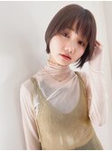 ☆大人可愛いショートボブ×ナチュラルカラー☆