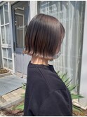 【grace三瓶】切りっぱなしボブ/クリーミーグレージュ