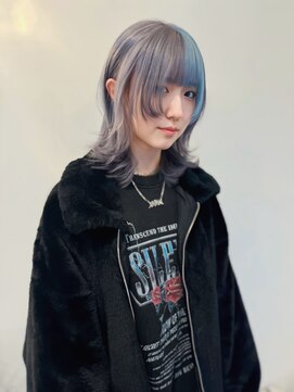 ギグスダブル 栄店(gigs double) 透明感/ブリーチカラー/モーヴグレージュ