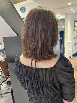 トレス(TRESS) ミディアム　レイヤー　長めボブ　ブラウン　原宿　表参道