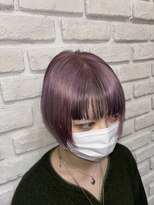 ビランチェ 池袋(bilancia)&nbsp;刈り上げボブ、ホワイトピンク