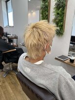 リンク(Link Hair&Spa) 【Linkはんぞー】ブロンドスパイキーショート