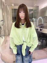 マイル 渋谷(mile)&nbsp;ブリーチなしベージュ×フェイスレイヤー