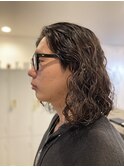 ミディアムなウェーブスタイル。9.1